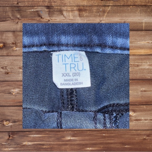 Time and Tru Women’s Denim Jeggings Size 20 Regular Fit Mid-Rise - Picture 7 of 7